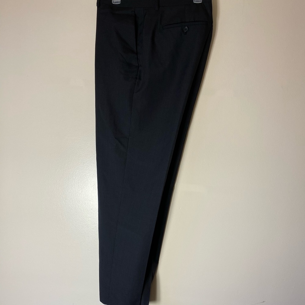 Alfani Dark Grey Slim Fit Flat Front 38x32 pants